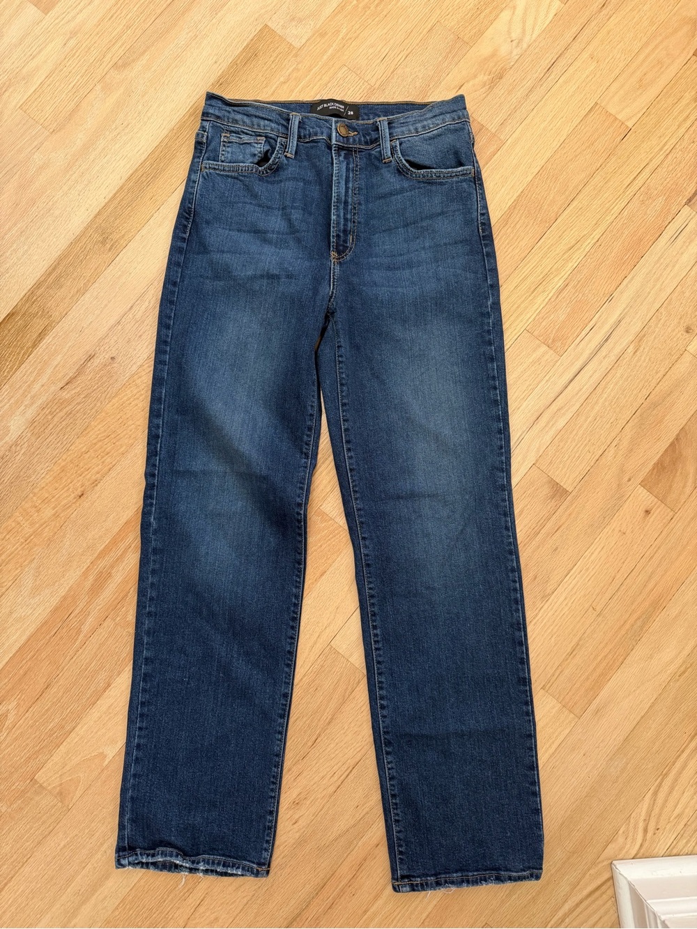 Just Black Denim Women’s The Soft Classic Straight Leg Jean Size 28